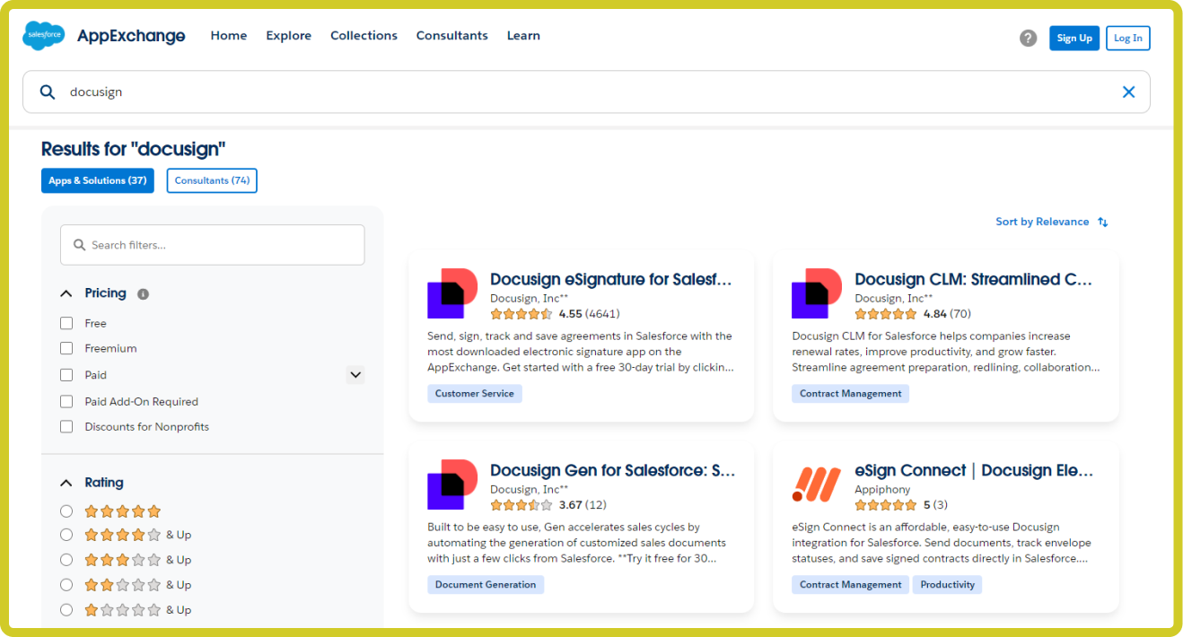 Zentrale Vorteile der Integration von DocuSign und Salesforce
