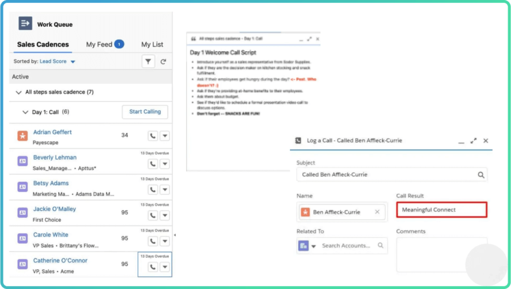 Miten Sales Engagement toimii Salesforcessa