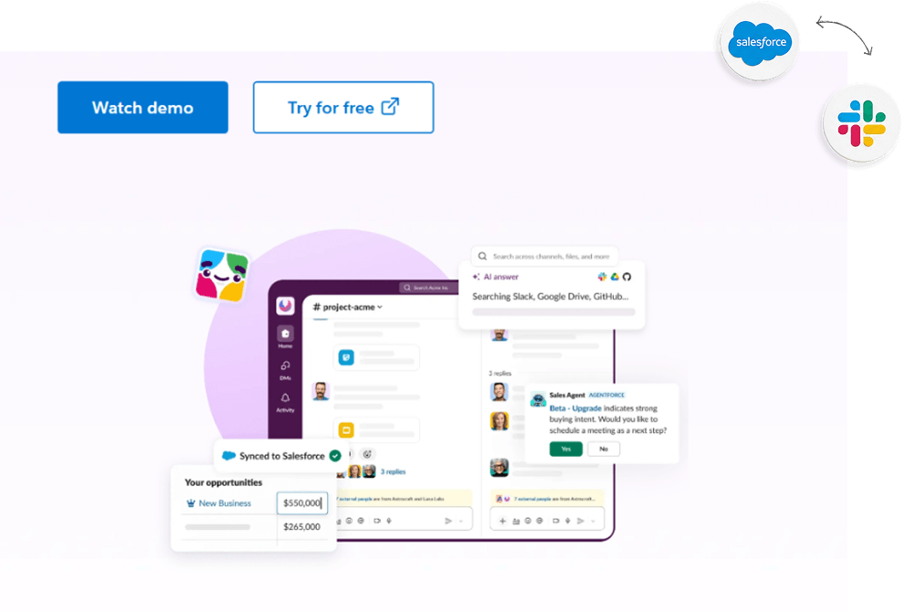Schritt 2. Die Slack-App für Salesforce installieren
