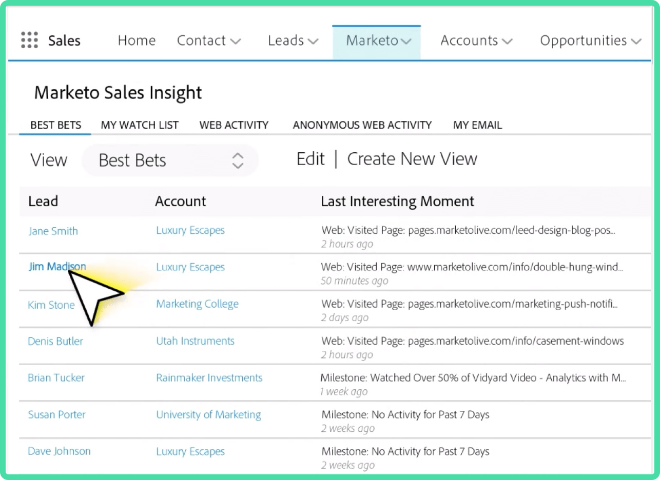 Marketo : synchronisation des ventes et du marketing
