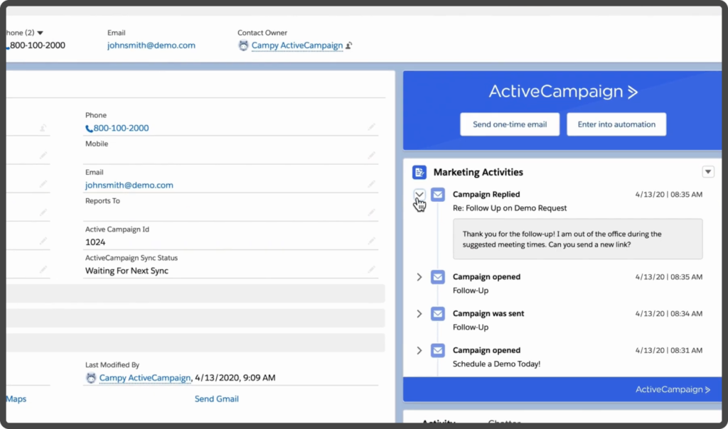 ActiveCampaign : automatisation des e-mails et du marketing