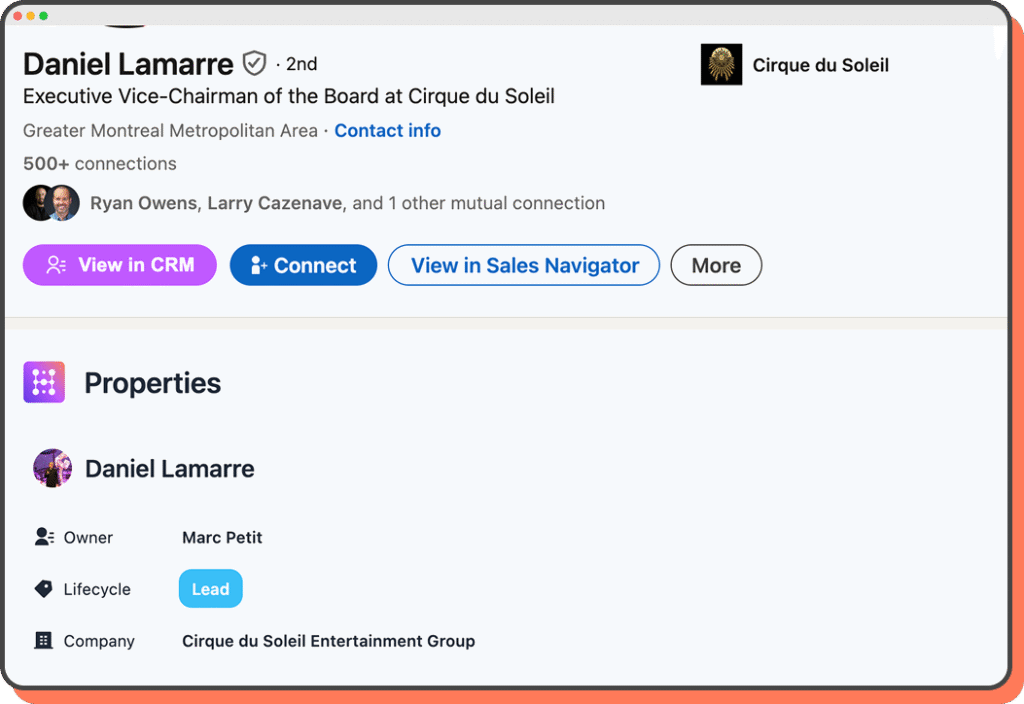 Integrate LinkedIn Sales Navigator with HubSpot