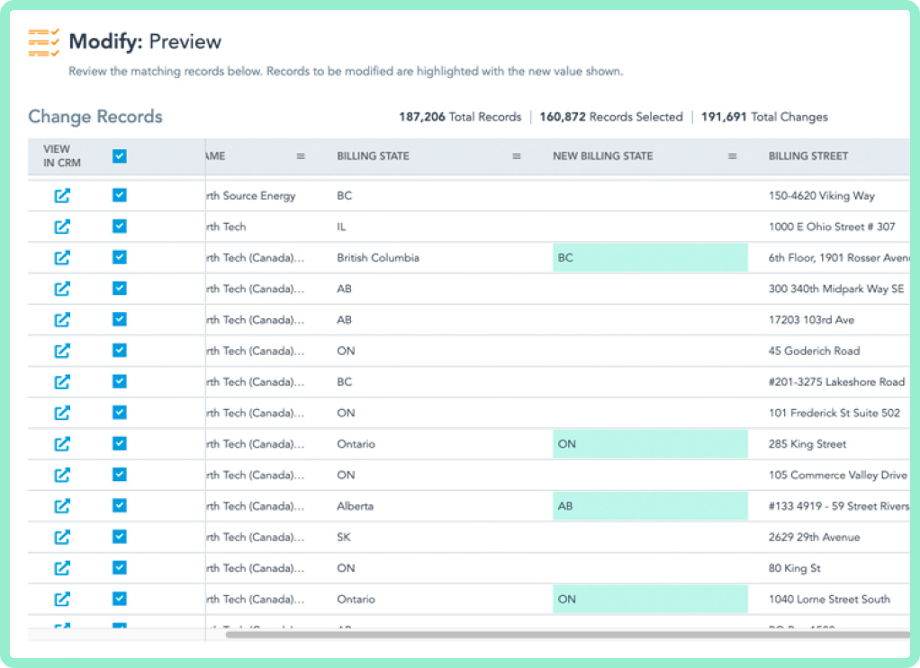 DemandTools : traitement des données