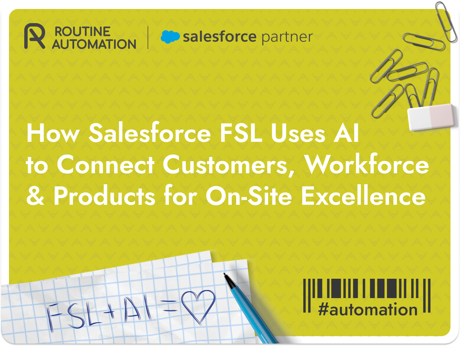 Wie nutzt Salesforce Field Service Lightning (FSL) KI?