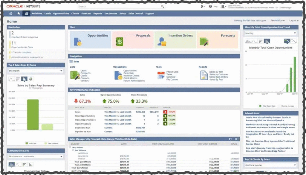 NetSuite CRM