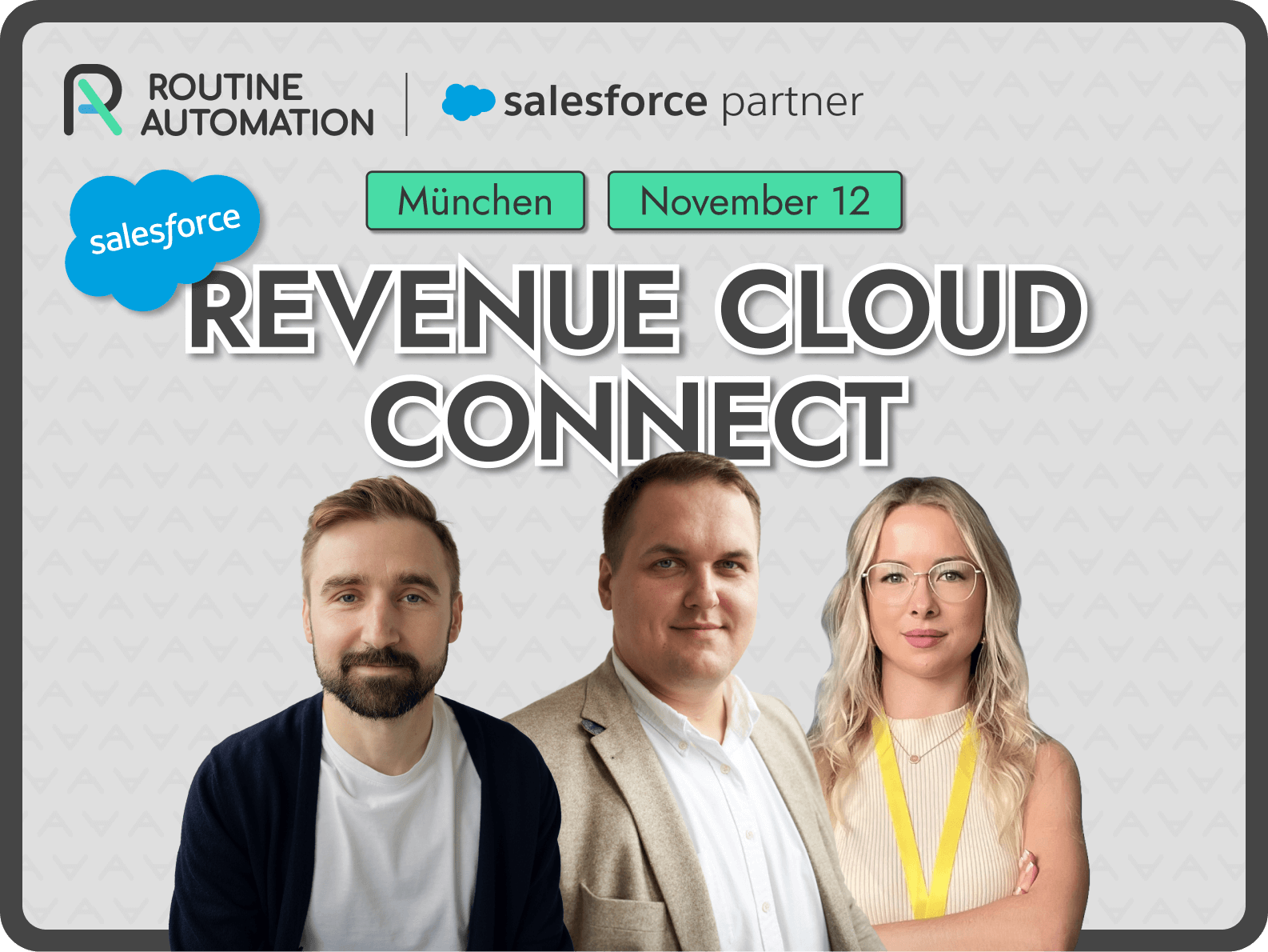 Routine Automation spricht auf der Salesforce Revenue Cloud Connect in München