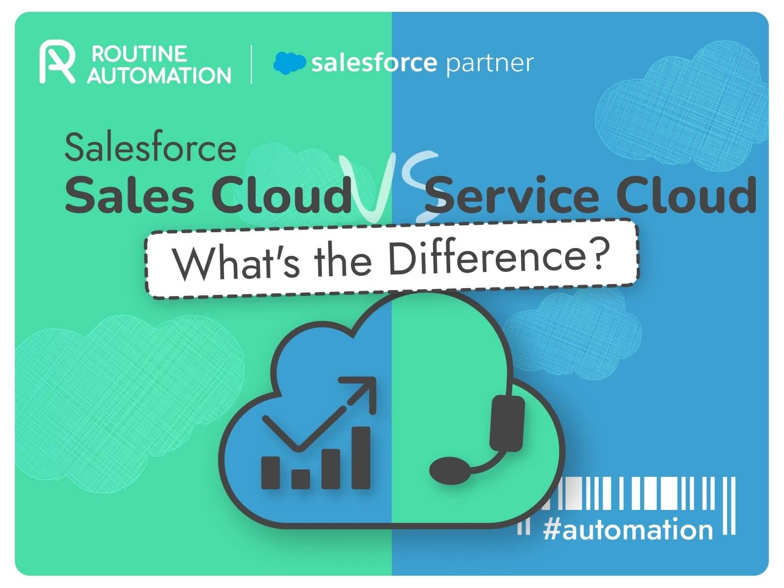 salesforce sales cloud vs service cloud