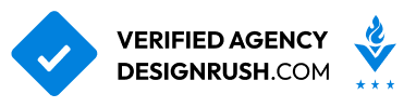 Vahvistettu toimisto DesignRush - logo