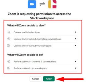 So integrieren Sie Zoom mit Slack