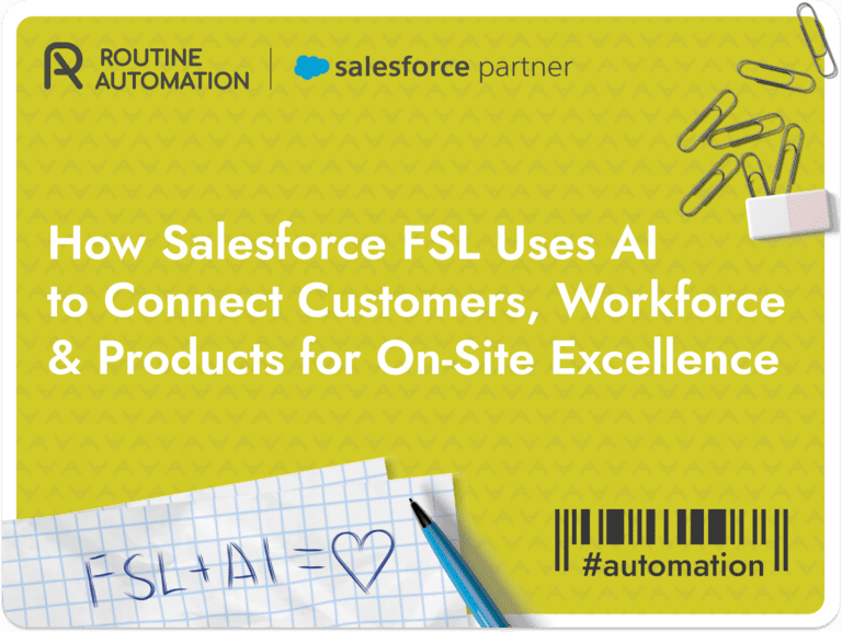 Miten Salesforce Field Service Lightning (FSL) hyödyntää tekoälyä?