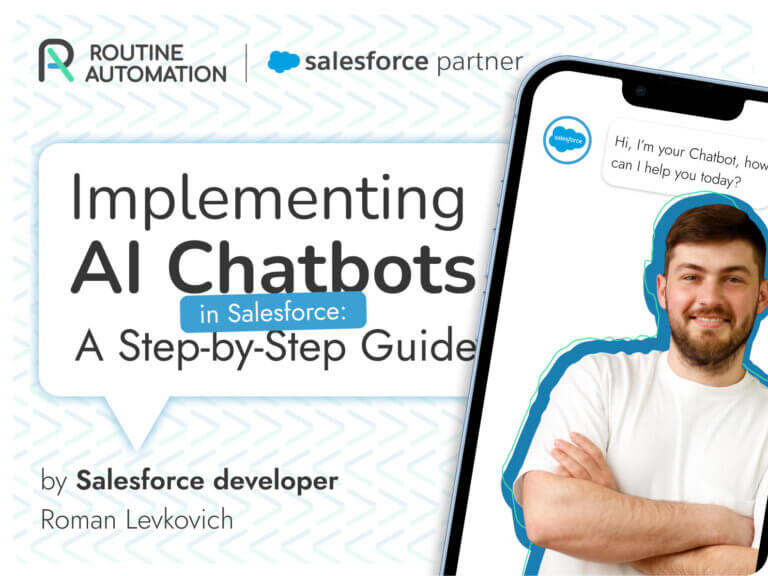 implementation of ai chatbots in salesforce
