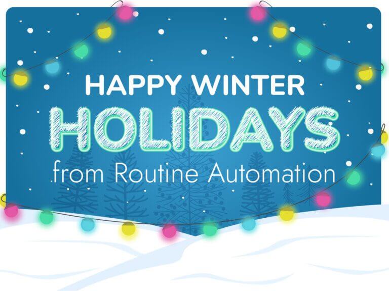 Najserdeczniejsze życzenia: radosnych świąt od Routine Automation