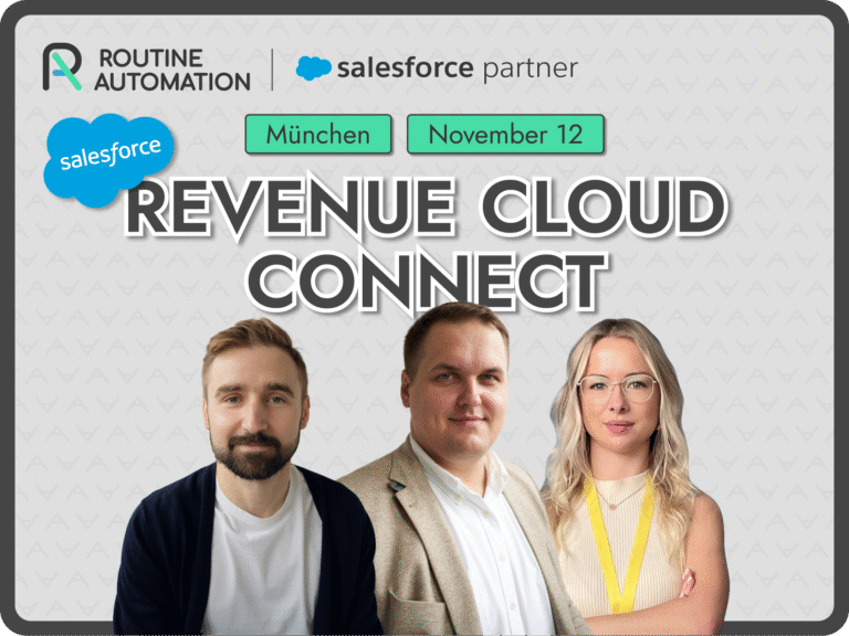 Routine Automation wystąpi na Salesforce Revenue Cloud Connect w Monachium