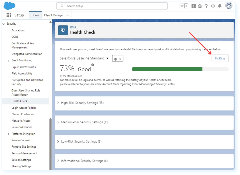 Fix Risks Manually or With the Native Tool