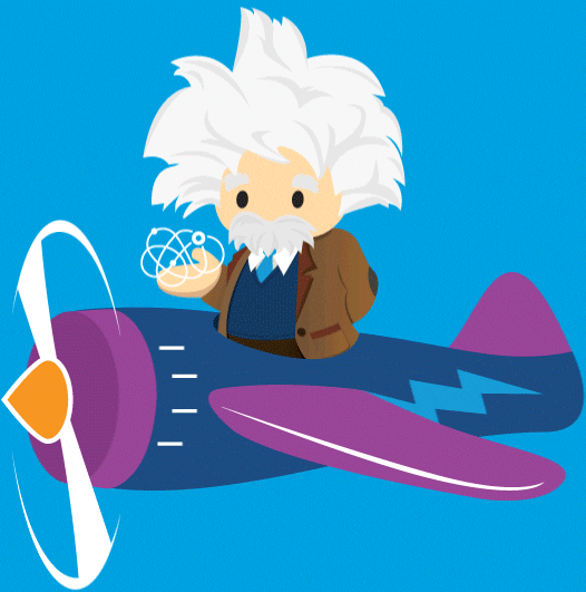 The logo of Salesforce Einstein AI is featured on the Marketing Cloud Growth Edition article.