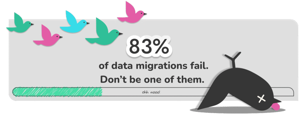 83% of data migration projects either fail or exceed timelines and budgets