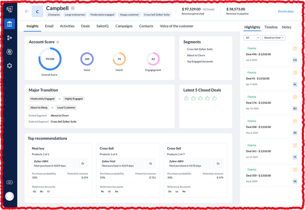 Zoho CRM